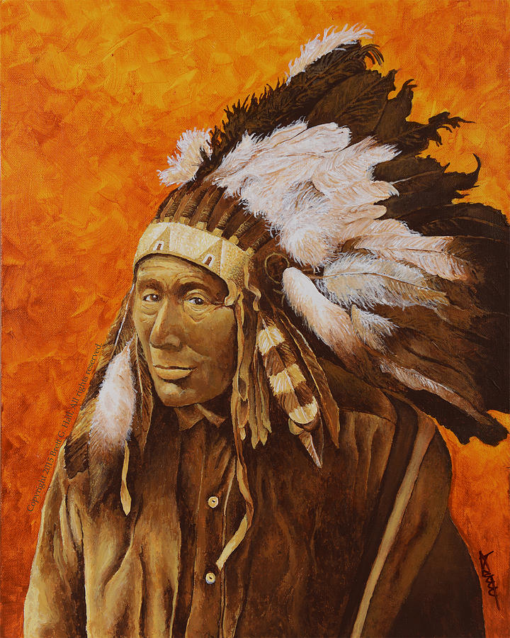 Elder Wisdom Painting by Brett Hall | Fine Art America