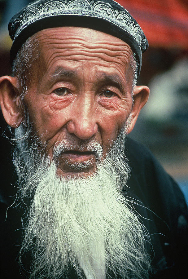 Elderly Man in China Photograph by Carl Purcell