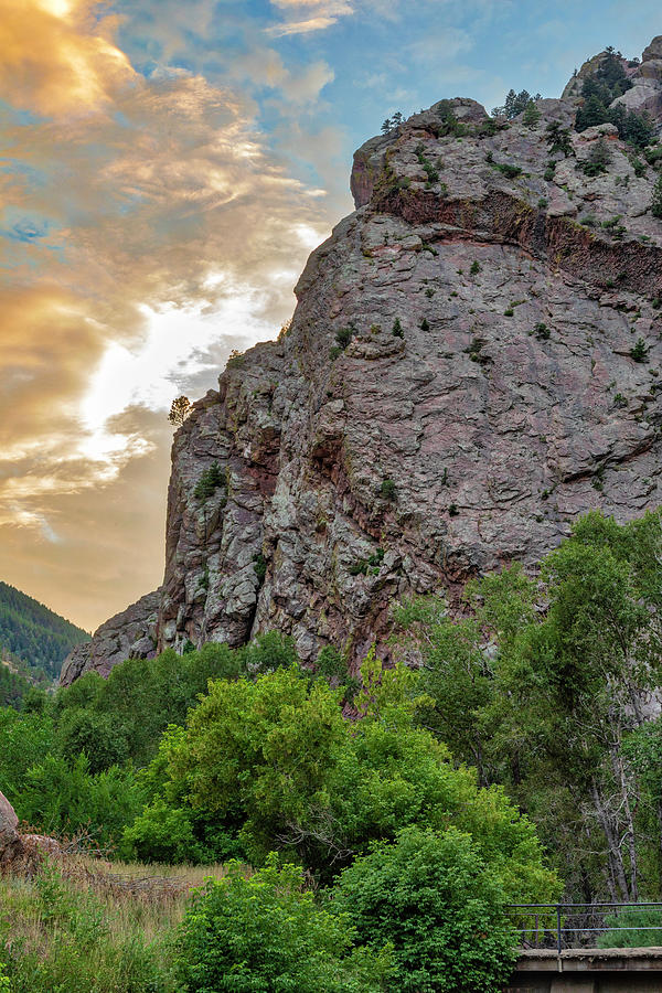 Eldorado Canyon Rocky Cliff Photograph by Lorraine Baum