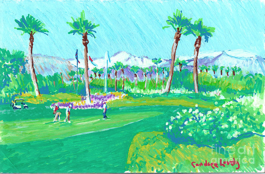 Eldorado Country Club Painting by Candace Lovely