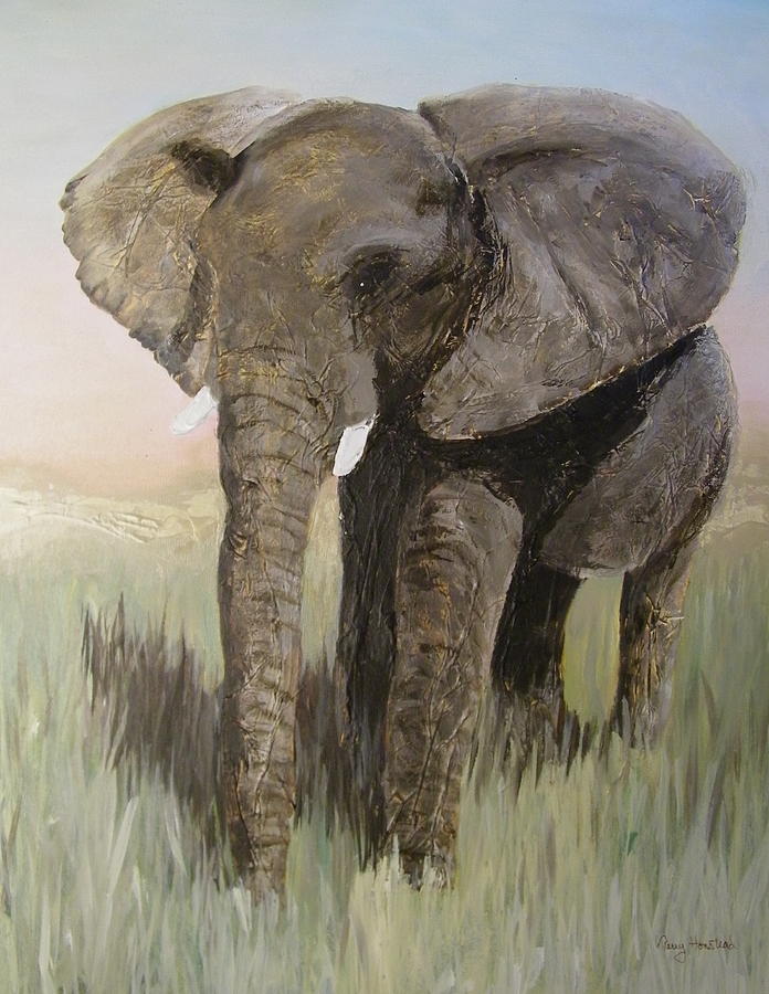 Ele Painting by Terry Honstead