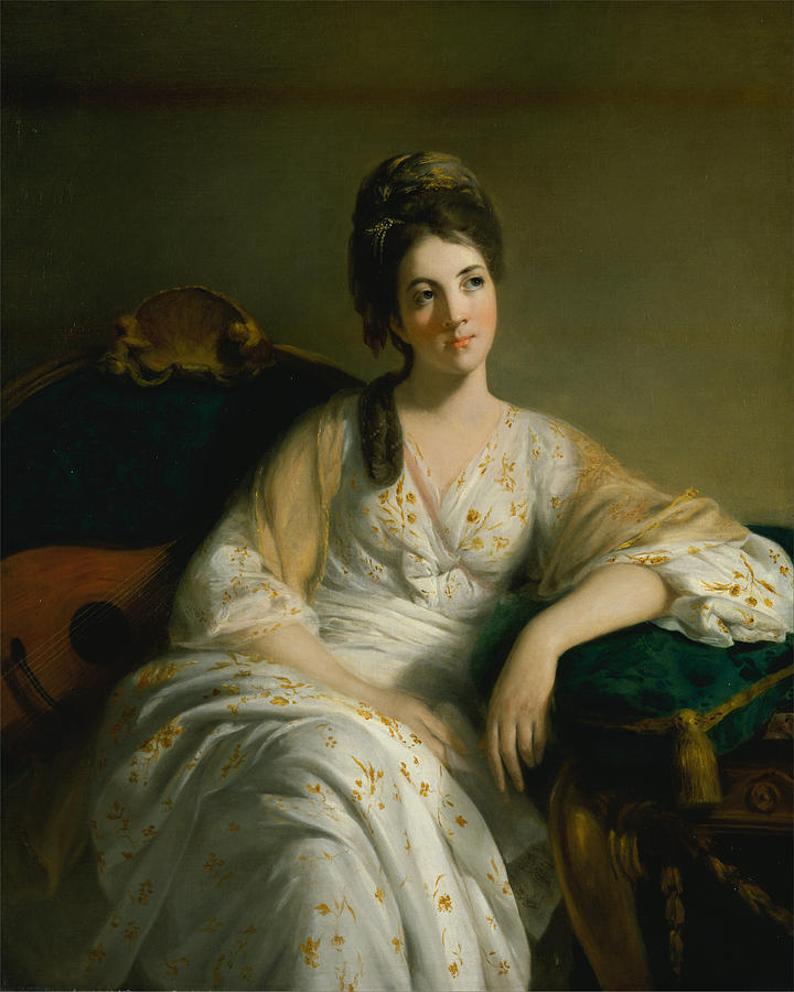 Tilly Kettle Painting - Eleanor Francis Grant of Arndilly by Tilly Kettle