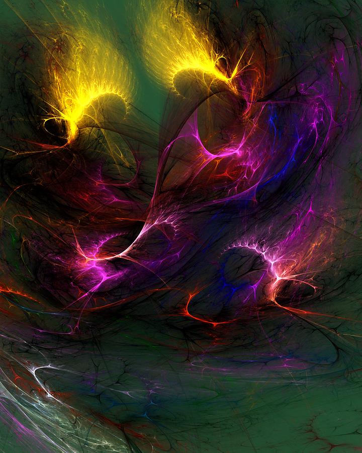 Electric Abstract 052510 Digital Art by David Lane