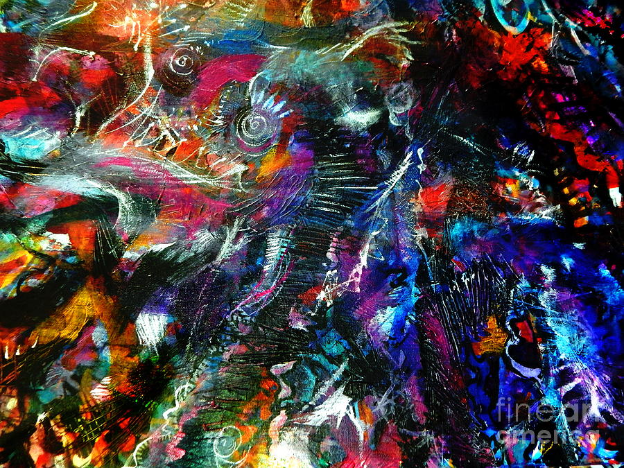 Electric Air Painting by Priscilla Batzell Expressionist Art Studio ...
