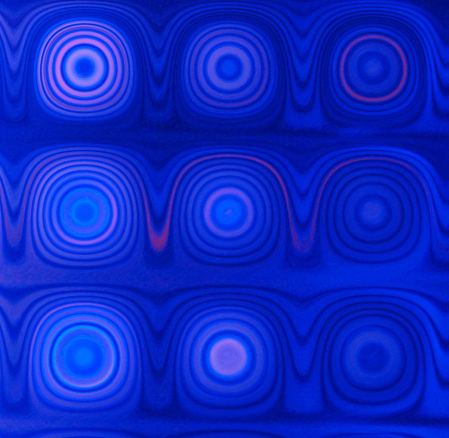 Electric Blue A Digital Art by Patty Vicknair