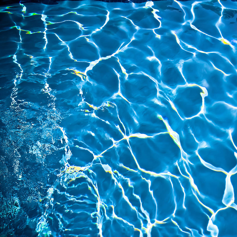 Electric Blue Pool  Photograph by Colleen Kammerer