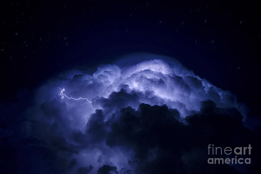 Electric Blues Photograph by Ryan Smith