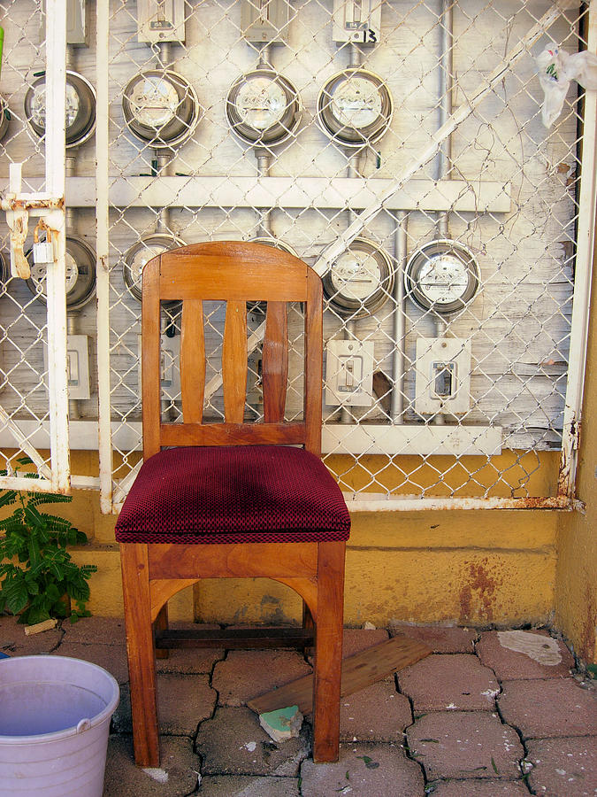 Mexico Photograph - Electric Chair by Robert Boyette