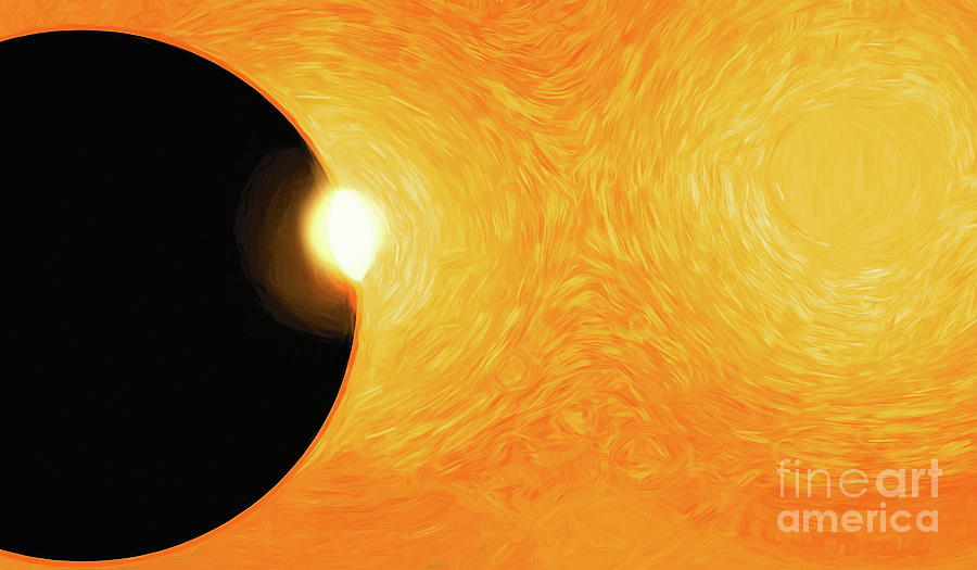 Plasmic Eclipse Digital Art by Tim Richards