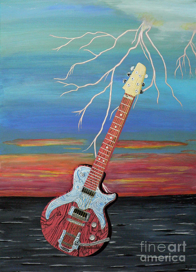 Music Painting - Electric by Eric Kempson
