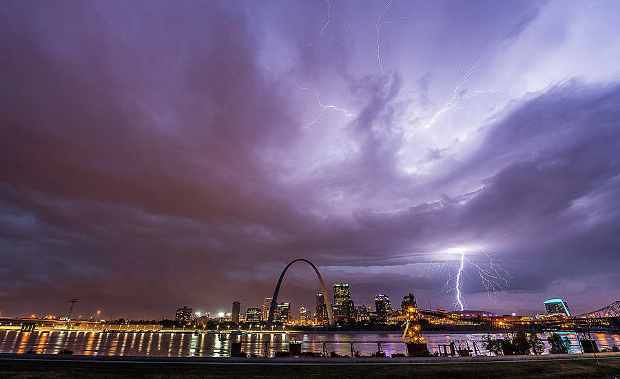 Electric Gateway Photograph by Marcus Hustedde