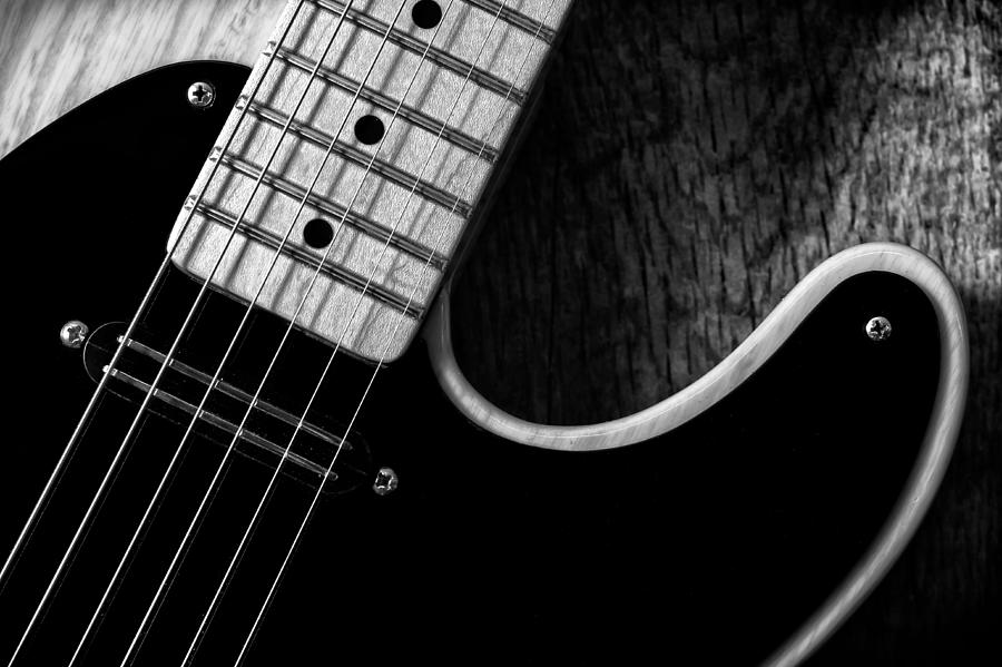 Electric Guitar Abstract Black and White Photograph by Matt Hammerstein ...