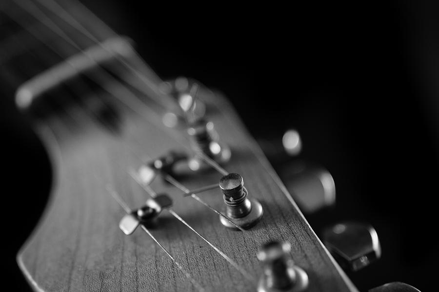 Electric Guitar Neck Close-up D Photograph by Iordanis Pallikaras ...