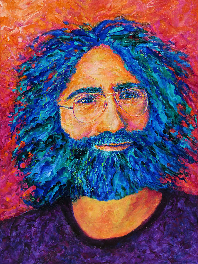 Grateful Dead Painting - Electric Jerry by Julie Turner