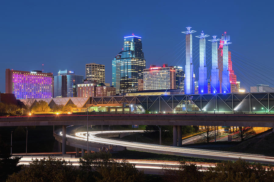 Kansas City Photograph - Electric KC by Ryan Heffron