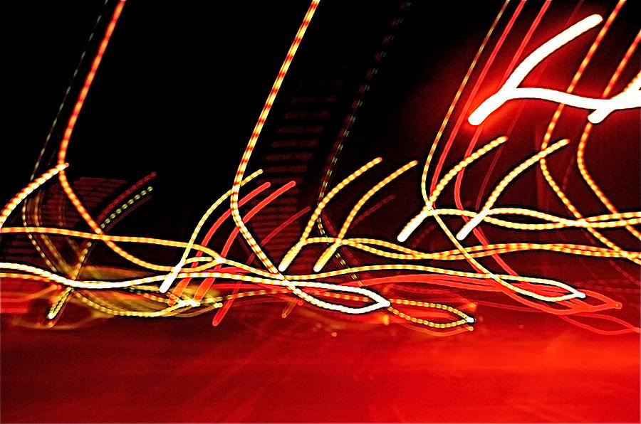 Abstract Photograph - Electric Lasso dsc0140 by Myron Schiffer