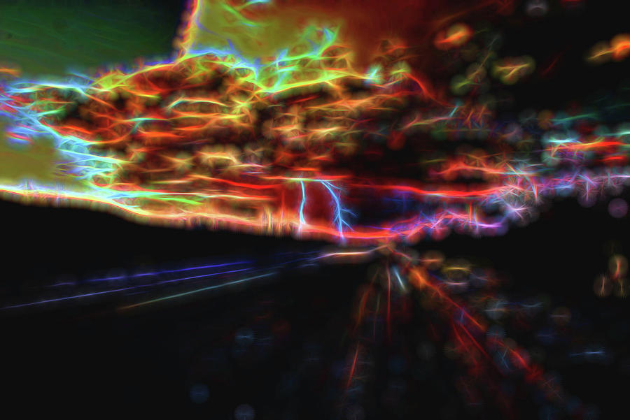 Electric Lightning Storm Digital Art by Marla Wilkes - Fine Art America