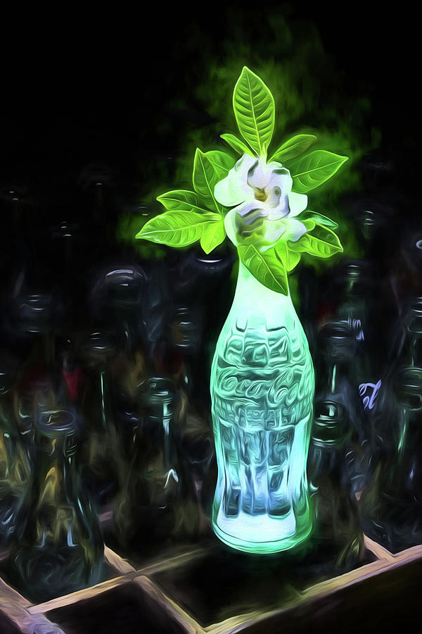 Electric Neon Coke Still Life Photograph by JC Findley