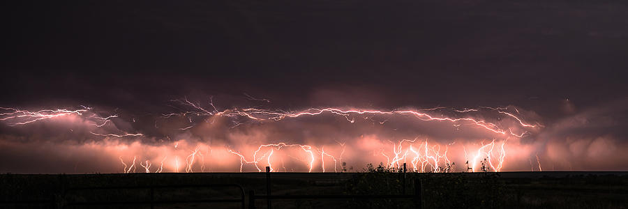 Landscape Photograph - Electric Panoramic III by Brandon Green