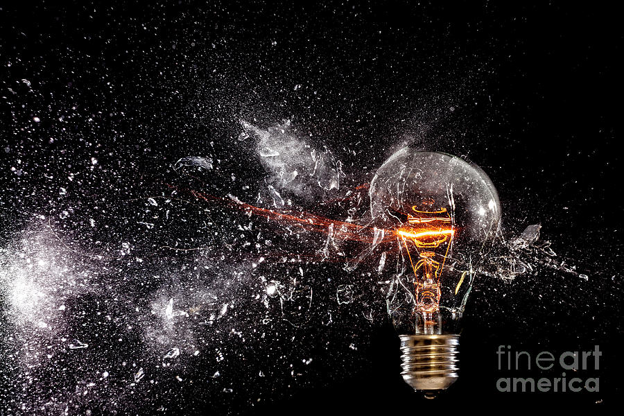 Electric Power Explosion Photograph by Gualtiero Boffi