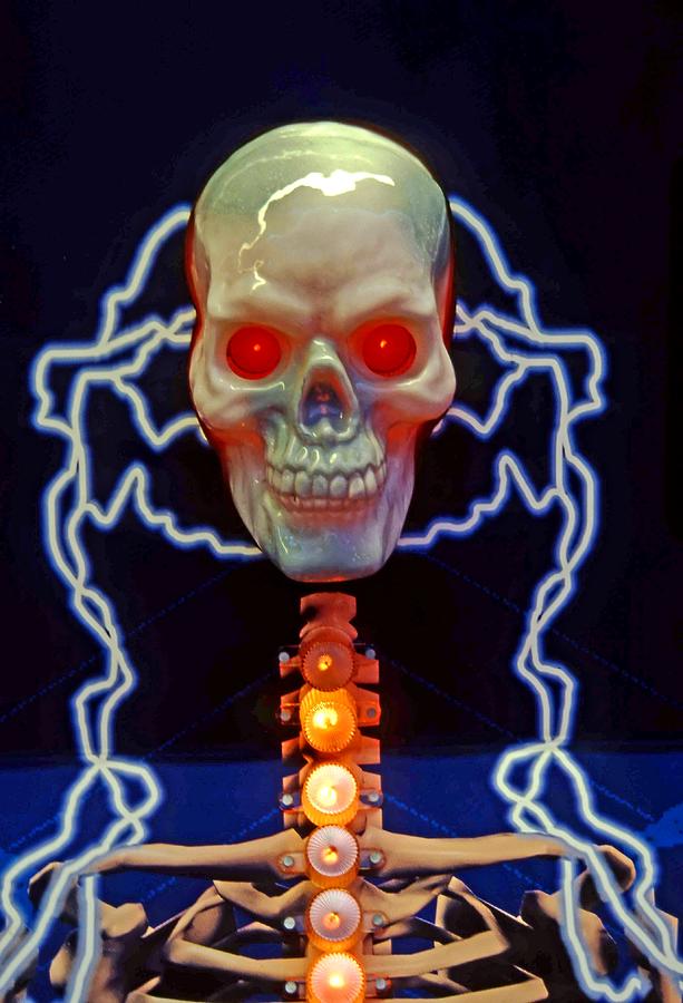 Electric skull Photograph by Bill Jonscher