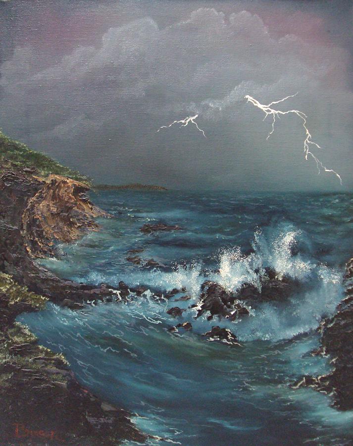 Long Island Painting - Electric Sky by James Berger Long Island Painting - Electric Sky by James Berger