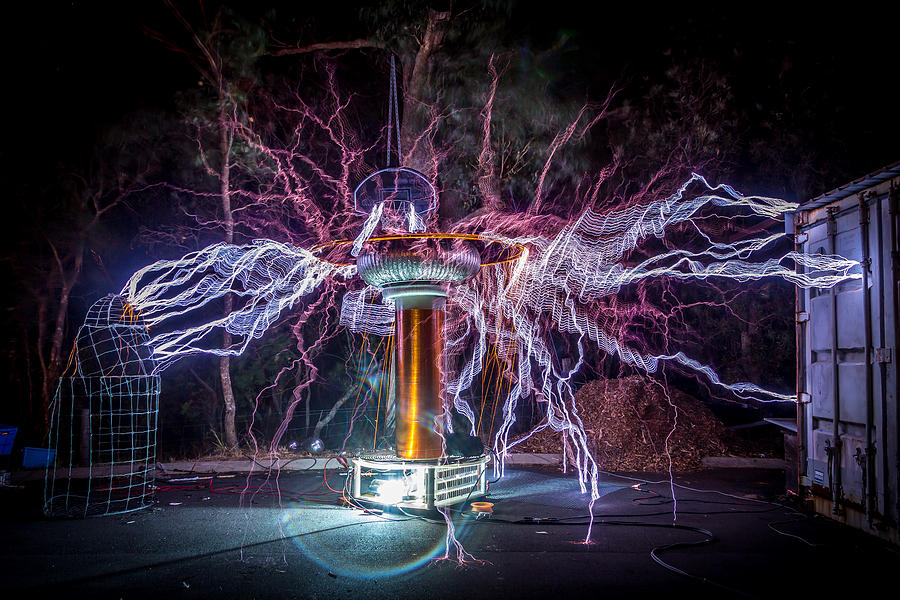 Electric Spider Photograph by Robert Caddy