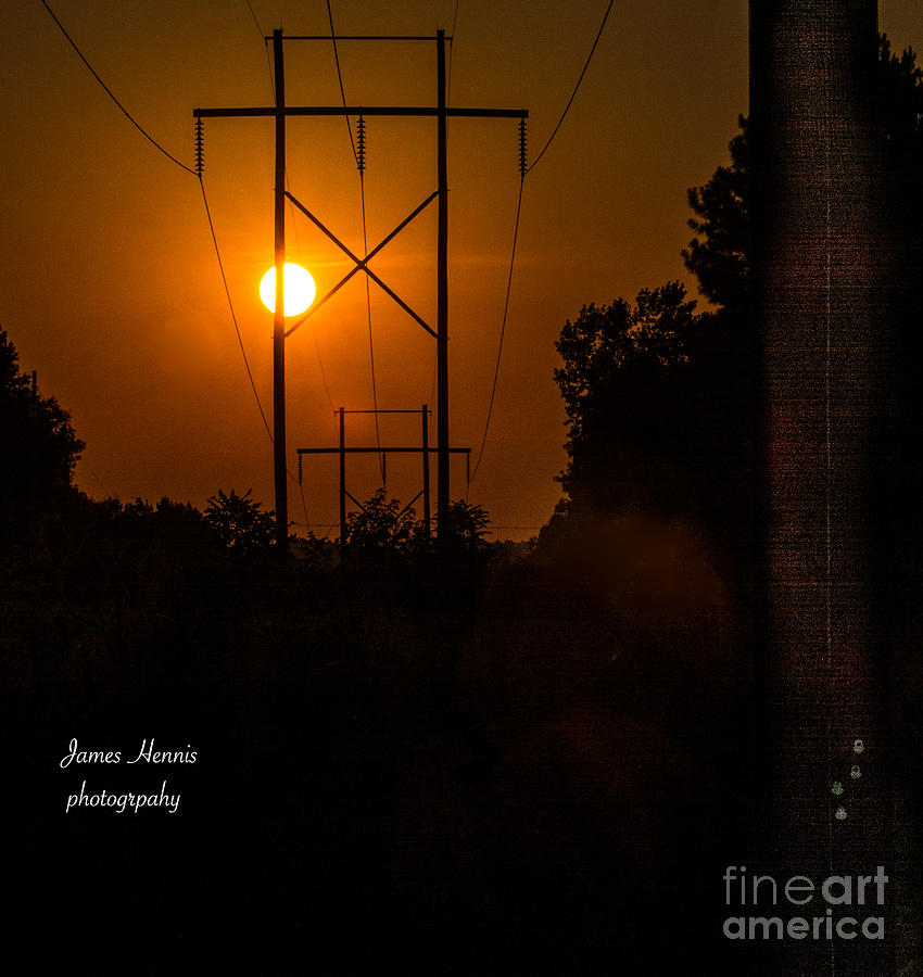 Electric Sunset Photograph by Metaphor Photo
