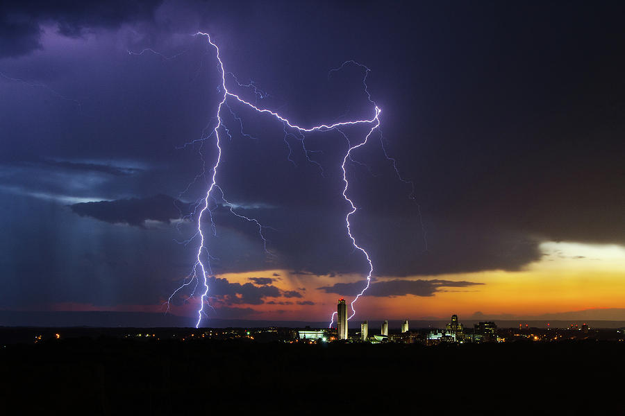 Electric Sunset Photograph by John Haywood - Fine Art America