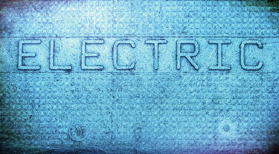 Electric Text Photograph by Denise Beverly