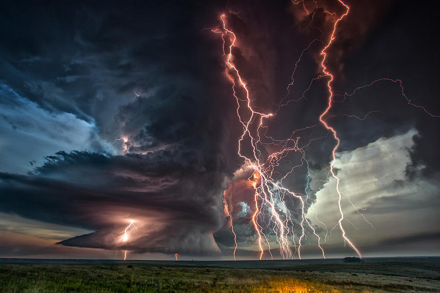 Electrical Storm Photograph By James Menzies