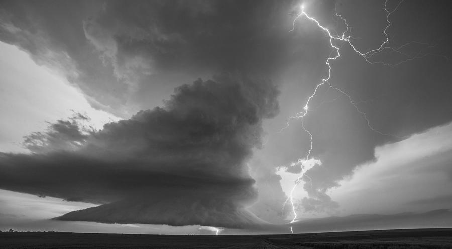 Storm Photograph - Electrified by Brandon Sullivan Storm Photograph - Electrified by Brandon Sullivan