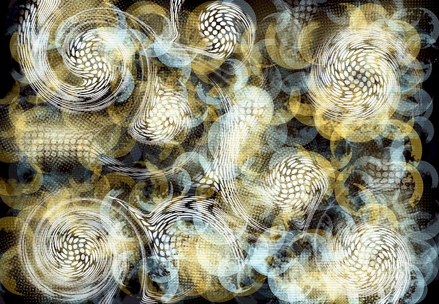 Electronic Textile-Abstract Pattern Art Digital Art by Lauries Intuitive