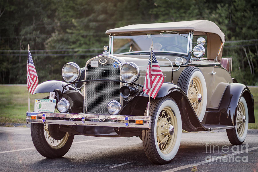 Elegance of an old Ford Photograph by Claudia M Photography