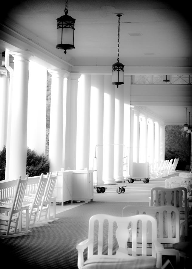Southern Charm Photograph - ELEGANCE of ARCHITECTURE in B and W by Karen Wiles