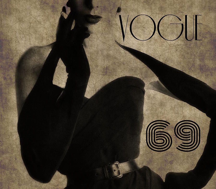Elegant 69 Vogue Digital Art by Paul Lovering - Fine Art America