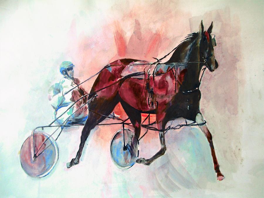 Elegant and graceful Painting by Khalid Saeed