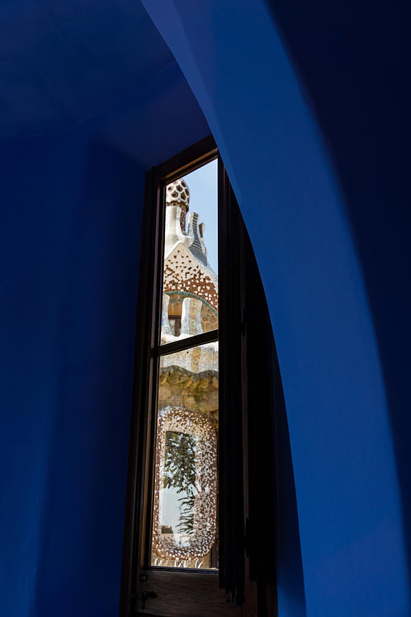 Elegant Antoni Gaudi - Inside and Outside Photograph by Georgia Mizuleva
