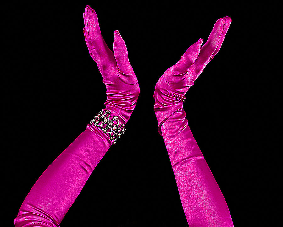 Elegant Fuchsia Arms/Hands Clapping Photograph by Trudy Wilkerson