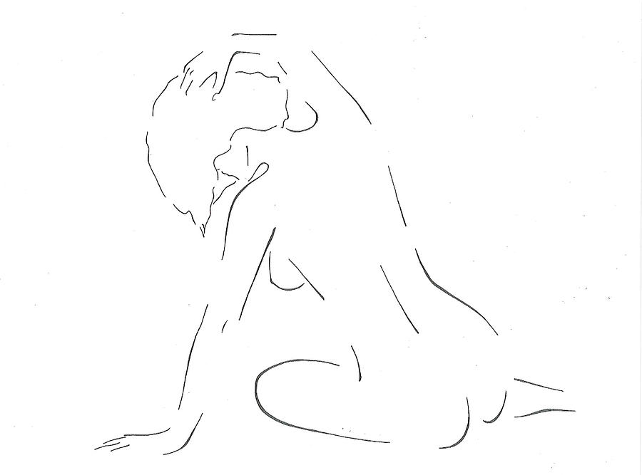 Elegant Drawing - Elegant by Jeffery Black Elegant Drawing - Elegant by Jeffery Black