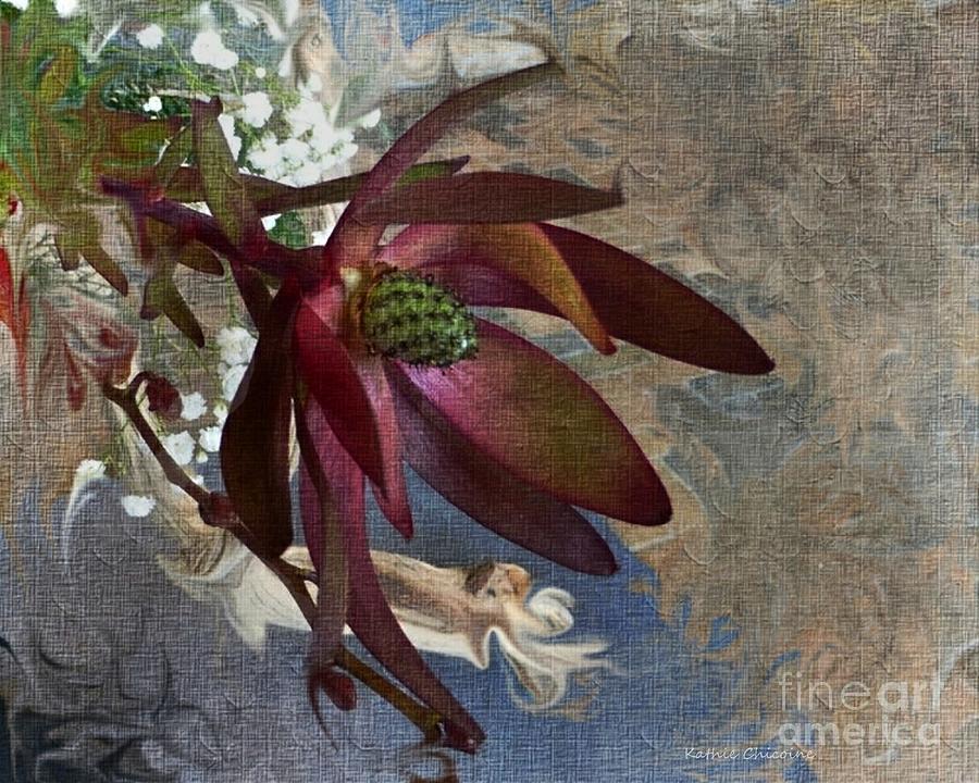 Elegant Orchid  Digital Art by Kathie Chicoine