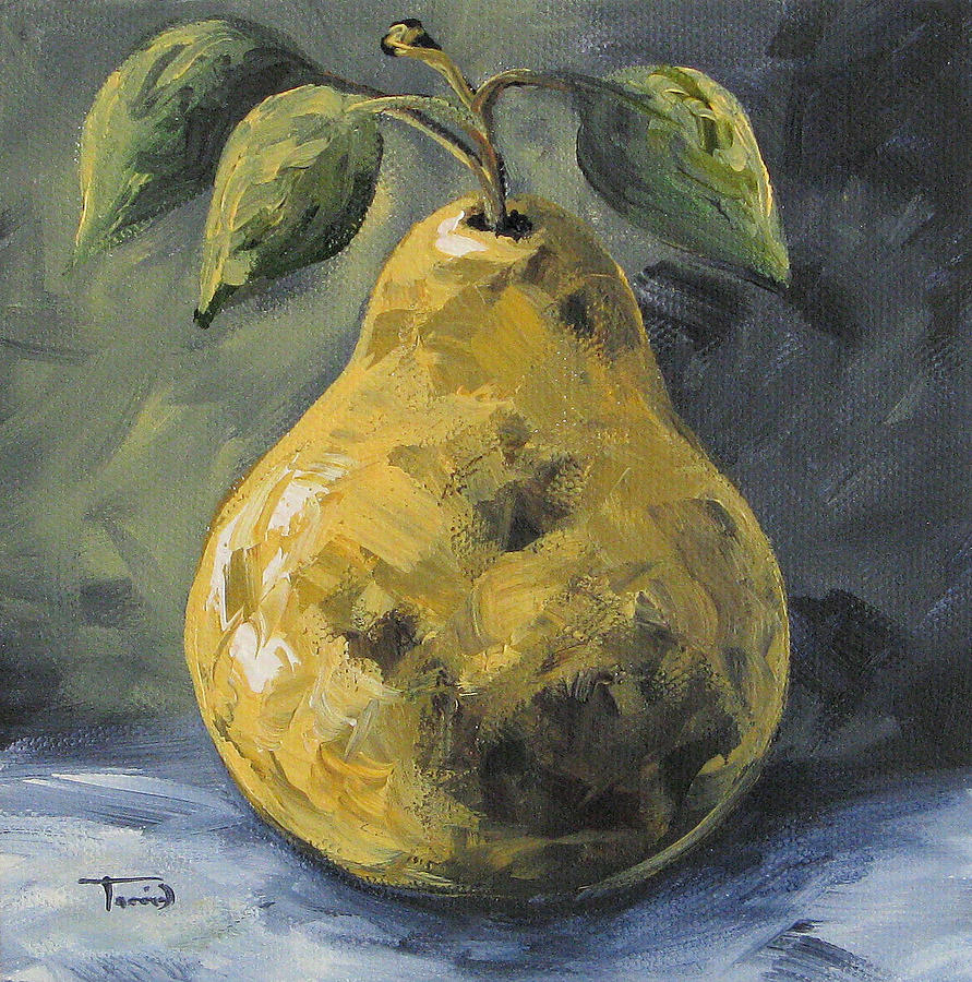 Elegant Pear Painting by Torrie Smiley
