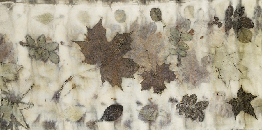 Elements Of Autumn Tapestry - Textile by Carolyn Doe