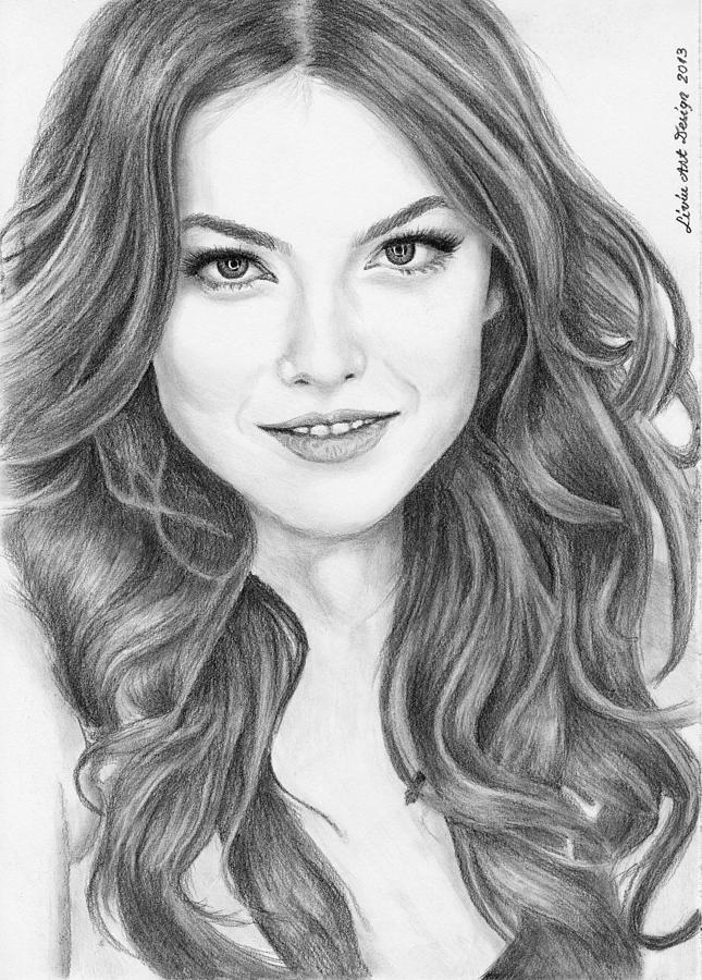 Elena Gheorghe Drawing by Liviu Astancioaie - Fine Art America