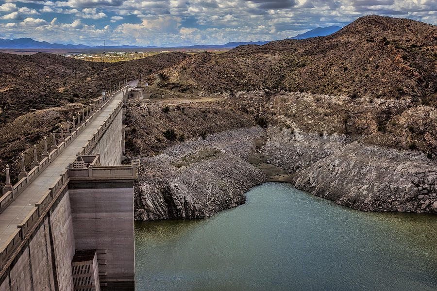 Elephant Butte Dam View Photograph by Diana Powell