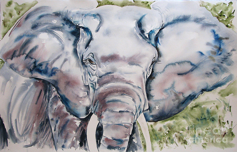 Elephant Ears Painting By Krista Timberlake Pixels   Elephant Ears Krista Timberlake 