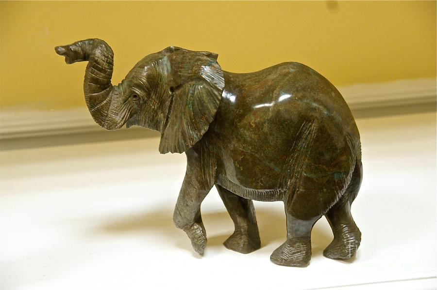 Elephant Sculpture by Godfrey Sachiti