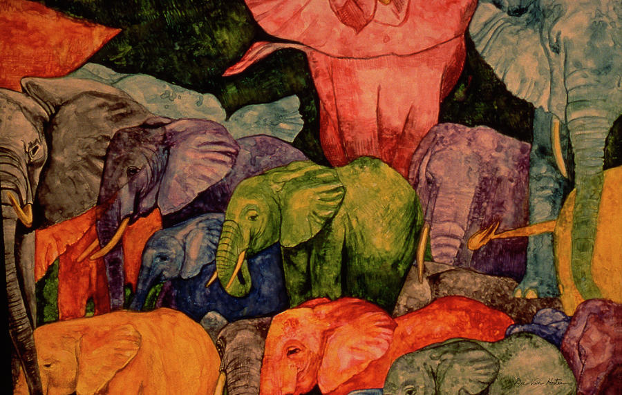 Elephant Party by Dee Van Houten Elephant Party by Dee Van Houten