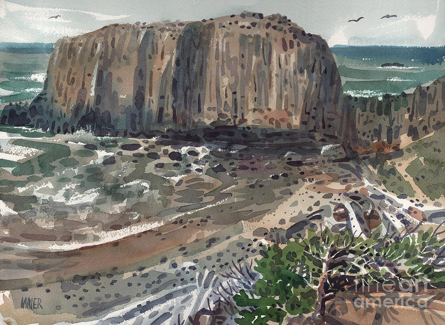Elephant Rock Painting by Donald Maier