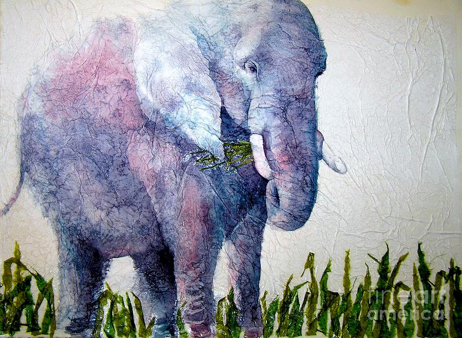 Elephant Sanctuary Painting by Amy Stielstra